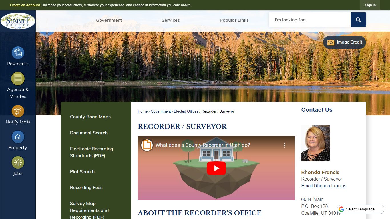 Recorder / Surveyor | Summit County, UT - Official Website